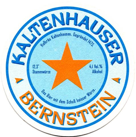 hallein s-a kalten rund 2a (215-bernstein-m stern-blaurot) 